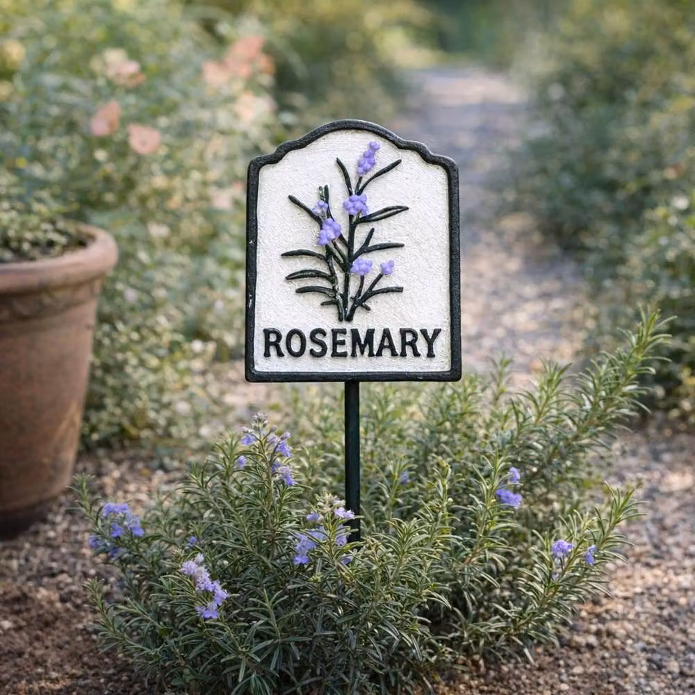 Gifts Direct 2 U Metal Rosemary Garden Stake Plant Sign – 4