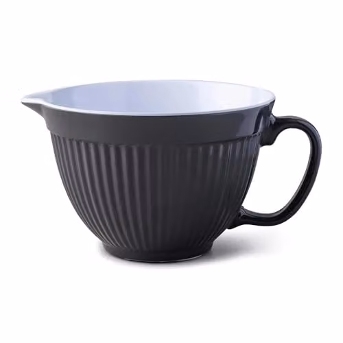 Zeal Melamine Mixing Bowl and Batter Jug with Pouring Spout and Non-Slip Base, Grey – 4
