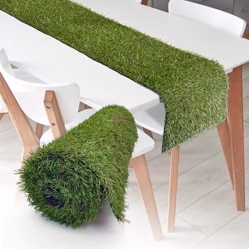 Walplus Green Artificial Grass Table Runner, W/D: 200 x 33 cm – 1