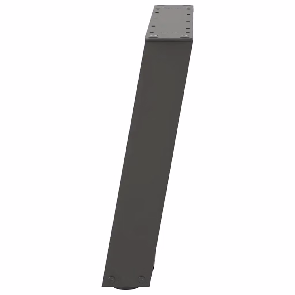 Berkfield Home U-Shaped Steel Coffee Table Legs, 2 Pieces, Anthracite Black, H: 42.5-43 cm x W: 50 cm – 4