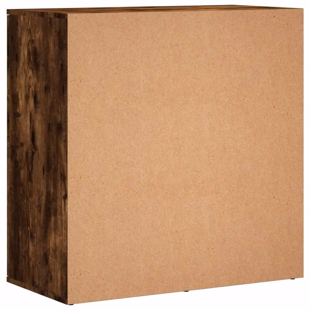Berkfield Home Smoked Oak Sideboard in Brown, W/D/H: 79 x 38 x 80 cm – 5