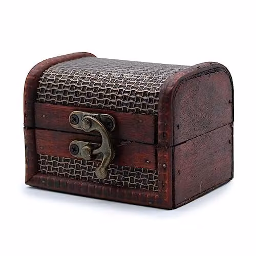Ancient Wisdom Med Colonial Mesh Embossed Box in Brown