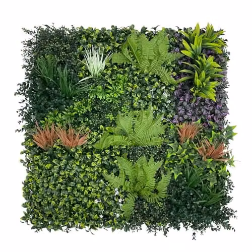 AKA Artificial Green Plant Living Wall Panels, W/H: 100 x 100 cm