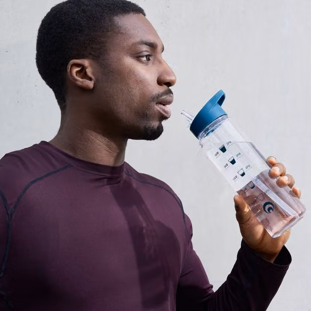 Restore Race Tritan Leakproof BPA-Free Straw Bottle, 700ml, Blue