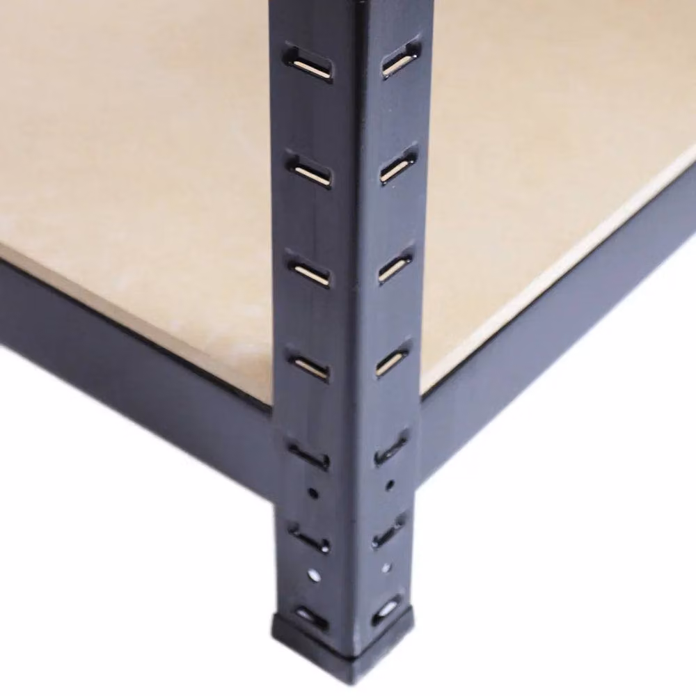Monstershop T-Rax Metal Storage Shelves, Black, W: 90 cm, D: 45 cm, H: 180 cm – 3