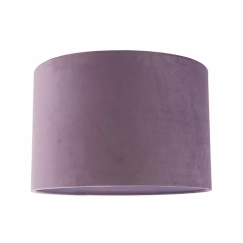 Happy Homewares Round Fabric Lamp Shade in Lilac Purple, Diameter: 30 cm – 1