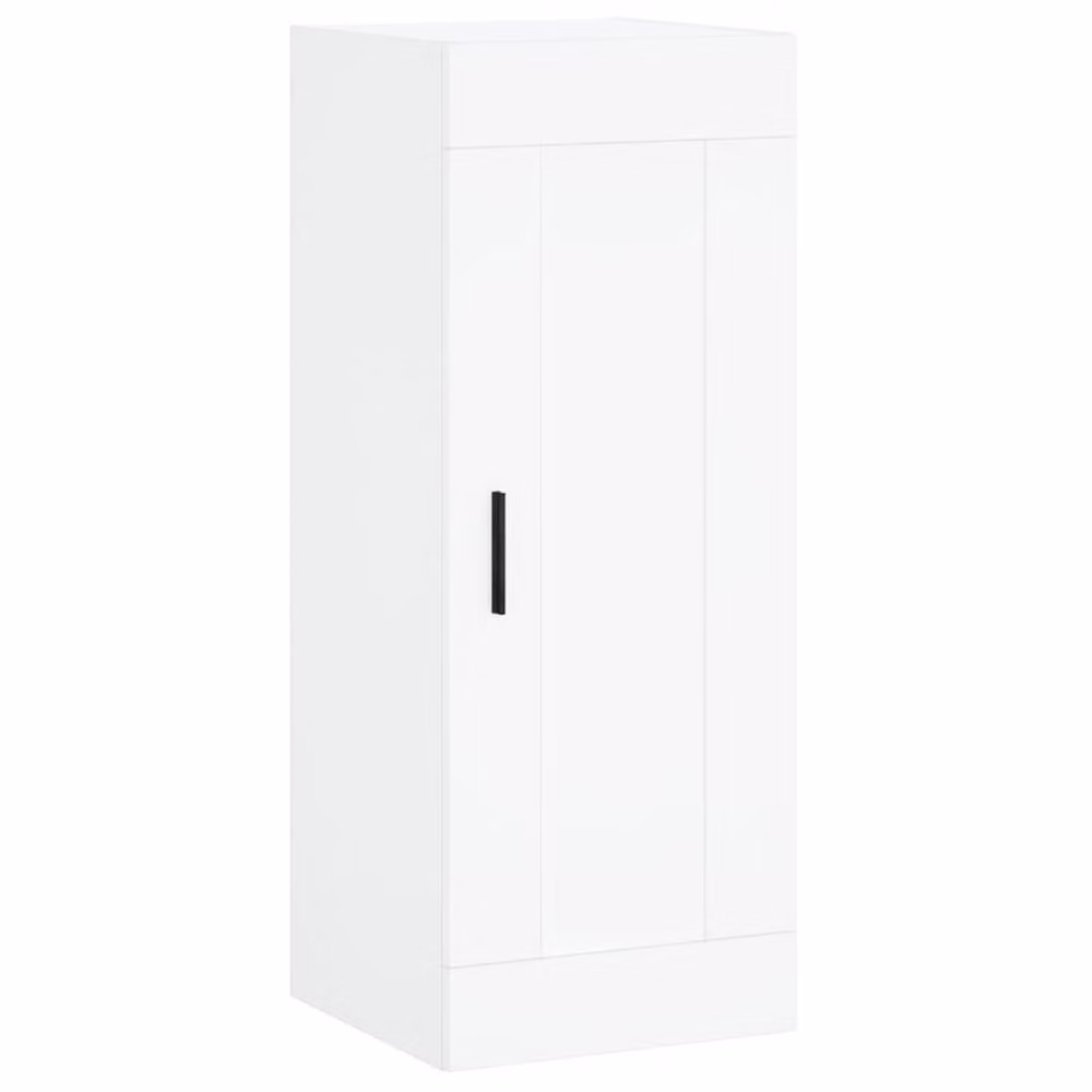 Berkfield Home Wall Mounted Cabinet in White, W/D/H: 34.5 x 34 x 90 cm – 2