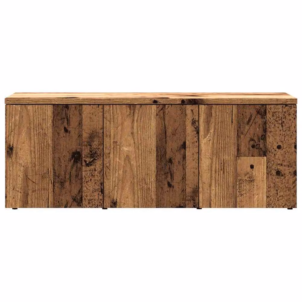 Berkfield Home Rustic Old Wood TV Cabinet in Brown, W/D/H: 80 x 34 x 30 cm – 4