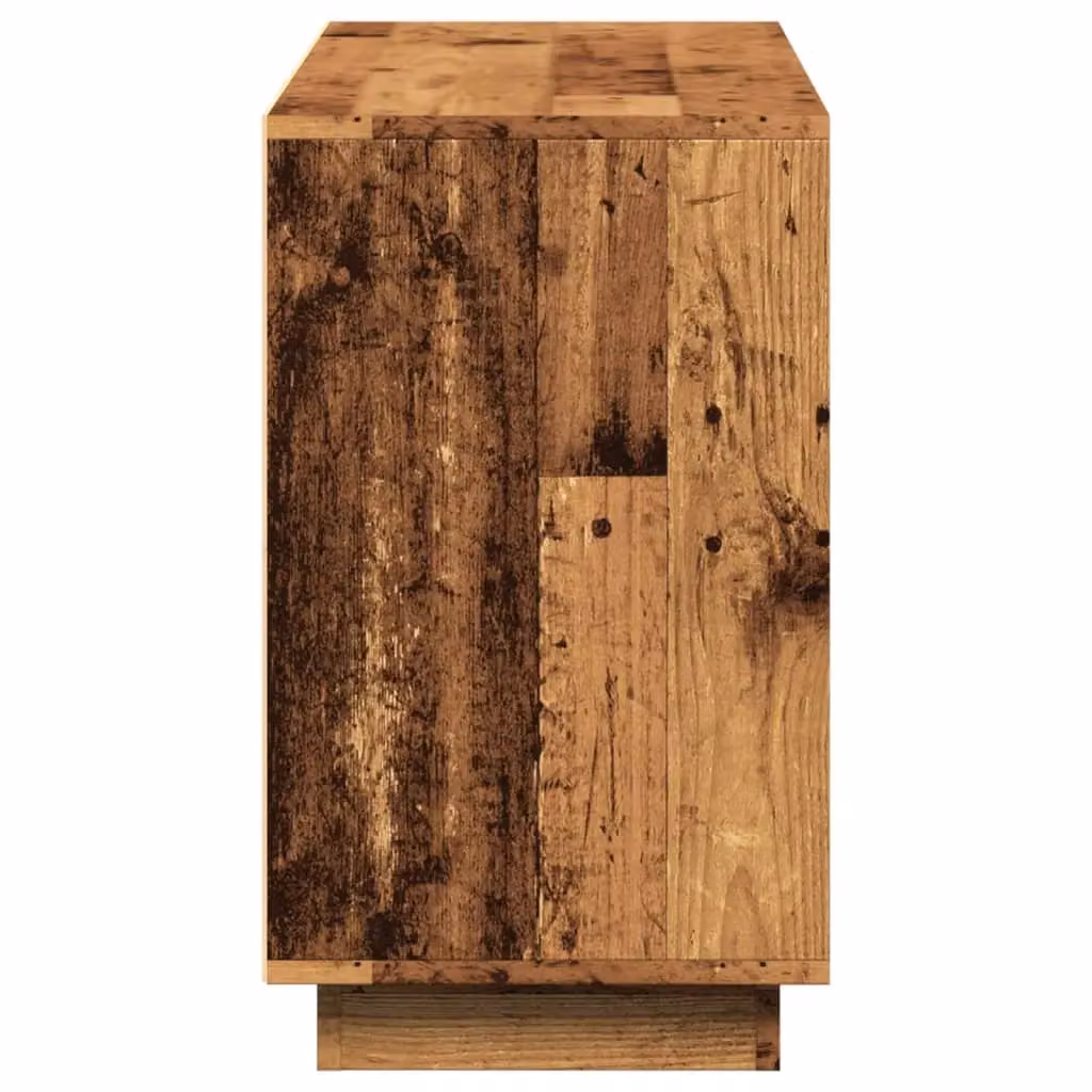 Berkfield Home Old Wood Sideboard in Brown, W/D/H: 102 x 35 x 60 cm – 4