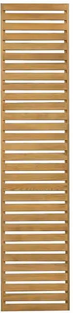 Forest Garden Brown Slatted Wood Trellis Support for Ornamental and Vegetable Gardens