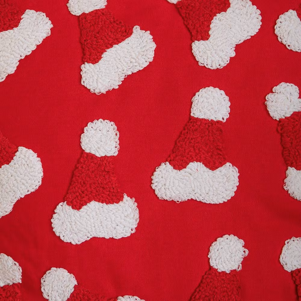Samuel Alexander Red and White Santa Hat Christmas Cushion, W/D/H: 43 x 43 x 43 cm – 3