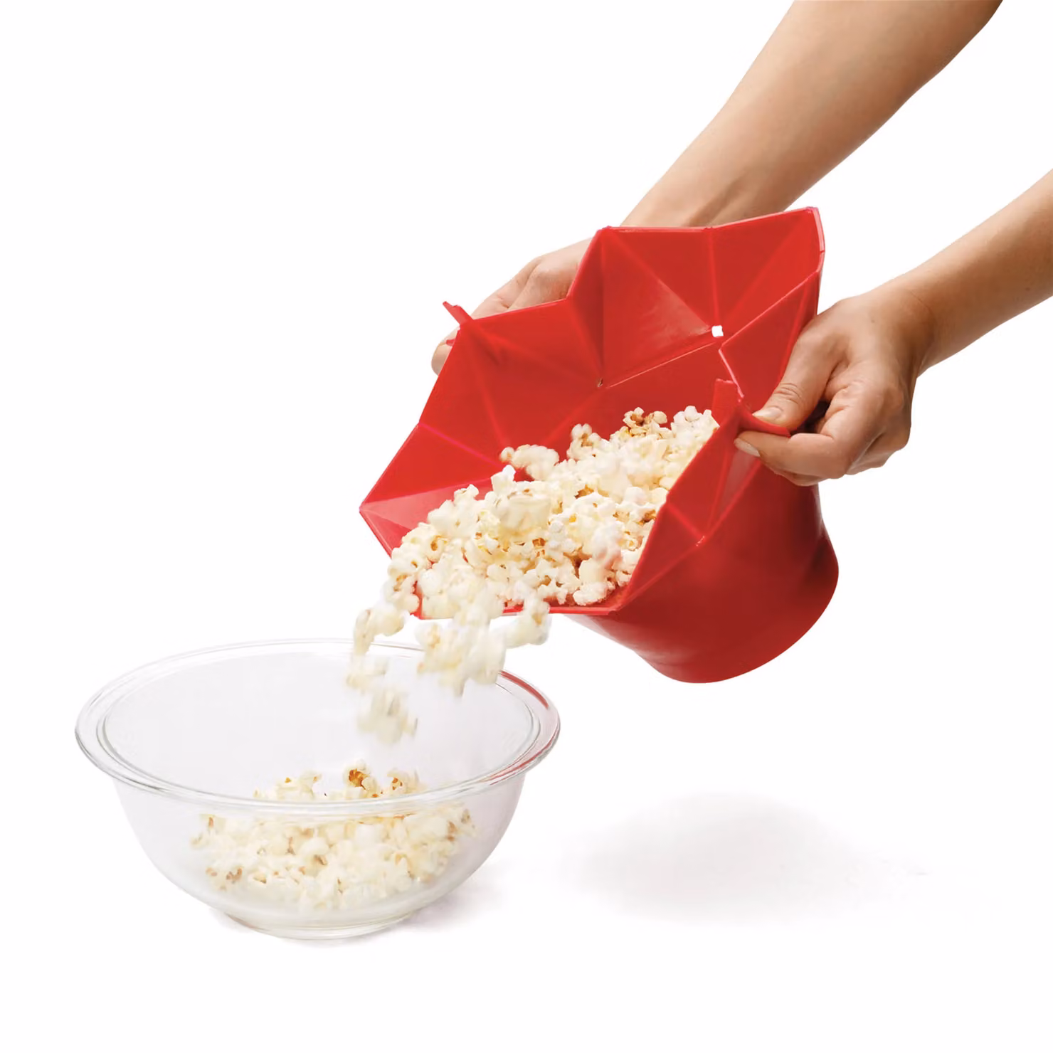 Chef'n Microwave Popcorn Popper in Red Silicone – 2