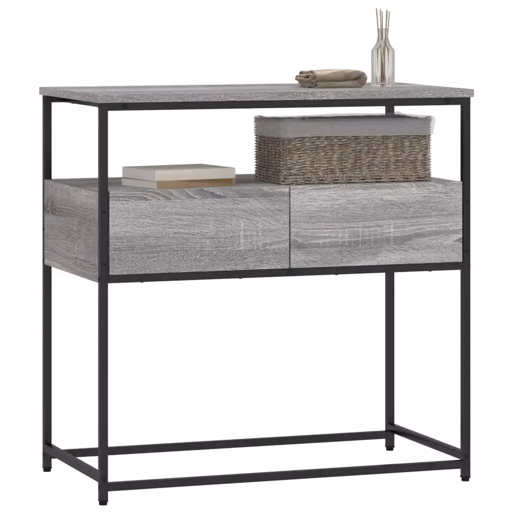 Berkfield Home Grey Sonoma Console Table, W/D/H: 75 x 40 x 75 cm – 3