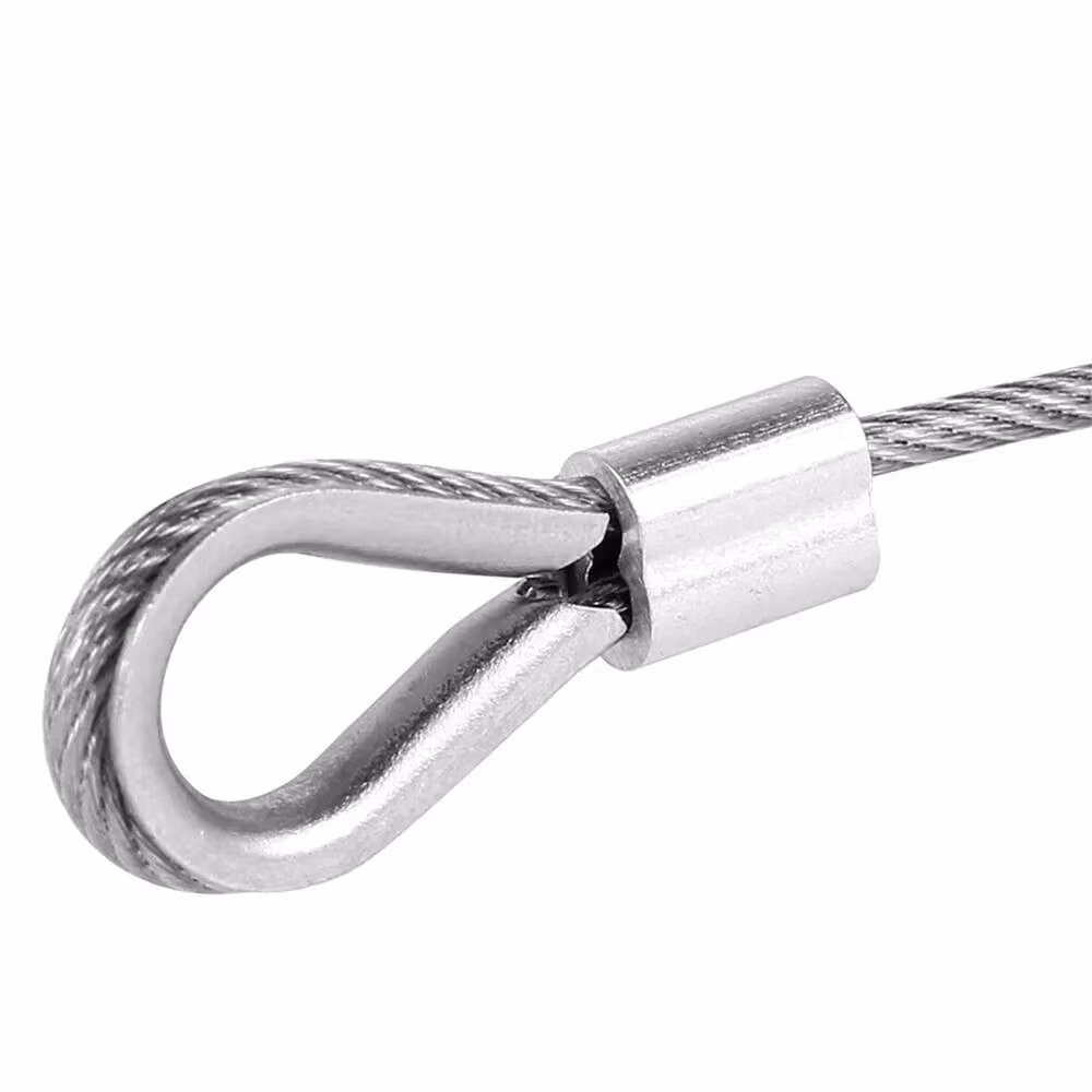 Nordara 30m Plastic Coated Stainless Steel Garden Wire Rope Catenary Kit in Metallic Silver – 1