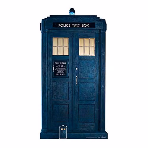 Star Cutouts SC1188 Doctor Who Thirteenth Doctor TARDIS Large Blue Cardboard Cutout