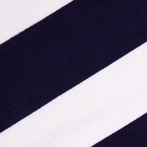 OHS Striped Microfibre Quick Dry Beach Towel in Blue and White, W/H: 71 x 152 cm – 8