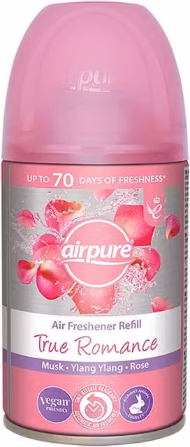 Airpure Air Freshener Refill Tin in True Romance Pink