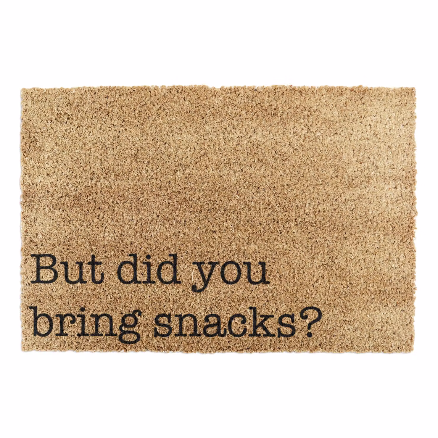 Artsy Mats But Did You Bring Snacks Doormat in Black and Brown, W/D/H: 60 x 40 x 1 cm – 4