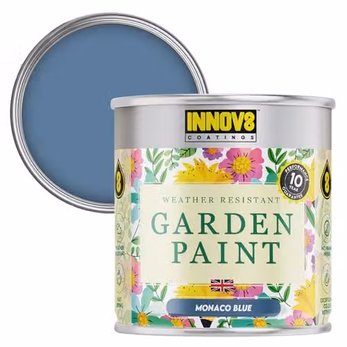 INNOV8 COATINGS Garden Paint in Blue, 750 ml, Satin Finish