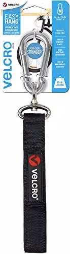 Velcro Easy Hang Strap, Black, W: 2.5 cm, L: 61 cm – 1