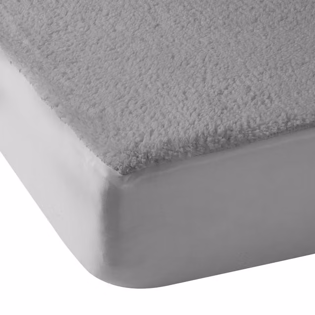 Catherine Lansfield Grey Sherpa Underblanket Fitted Sheet