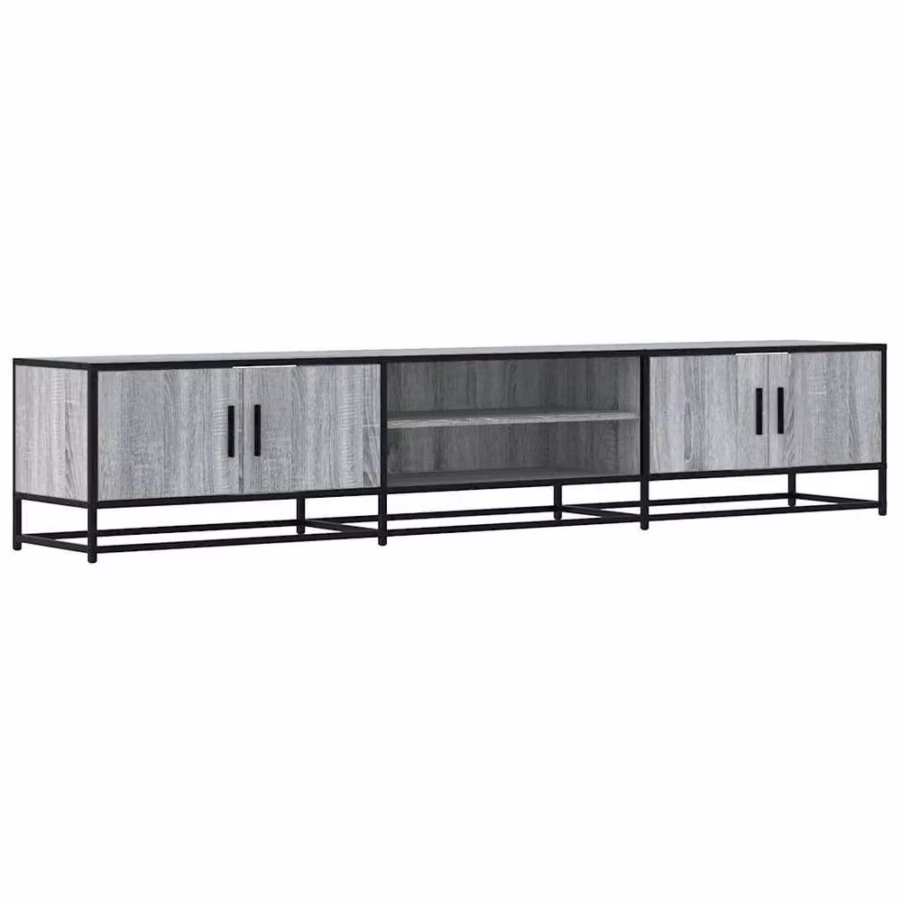 Berkfield Home Grey Sonoma TV Cabinet in Engineered Wood W/D/H: 210 x 35 x 41 cm – 2