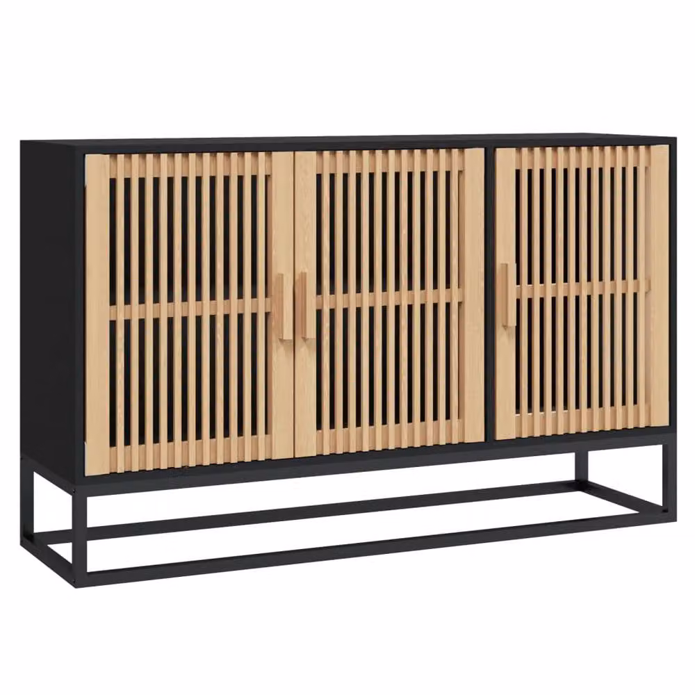 Berkfield Home Black Classic Sideboard, W/D/H: 105 x 30 x 65 cm – 2