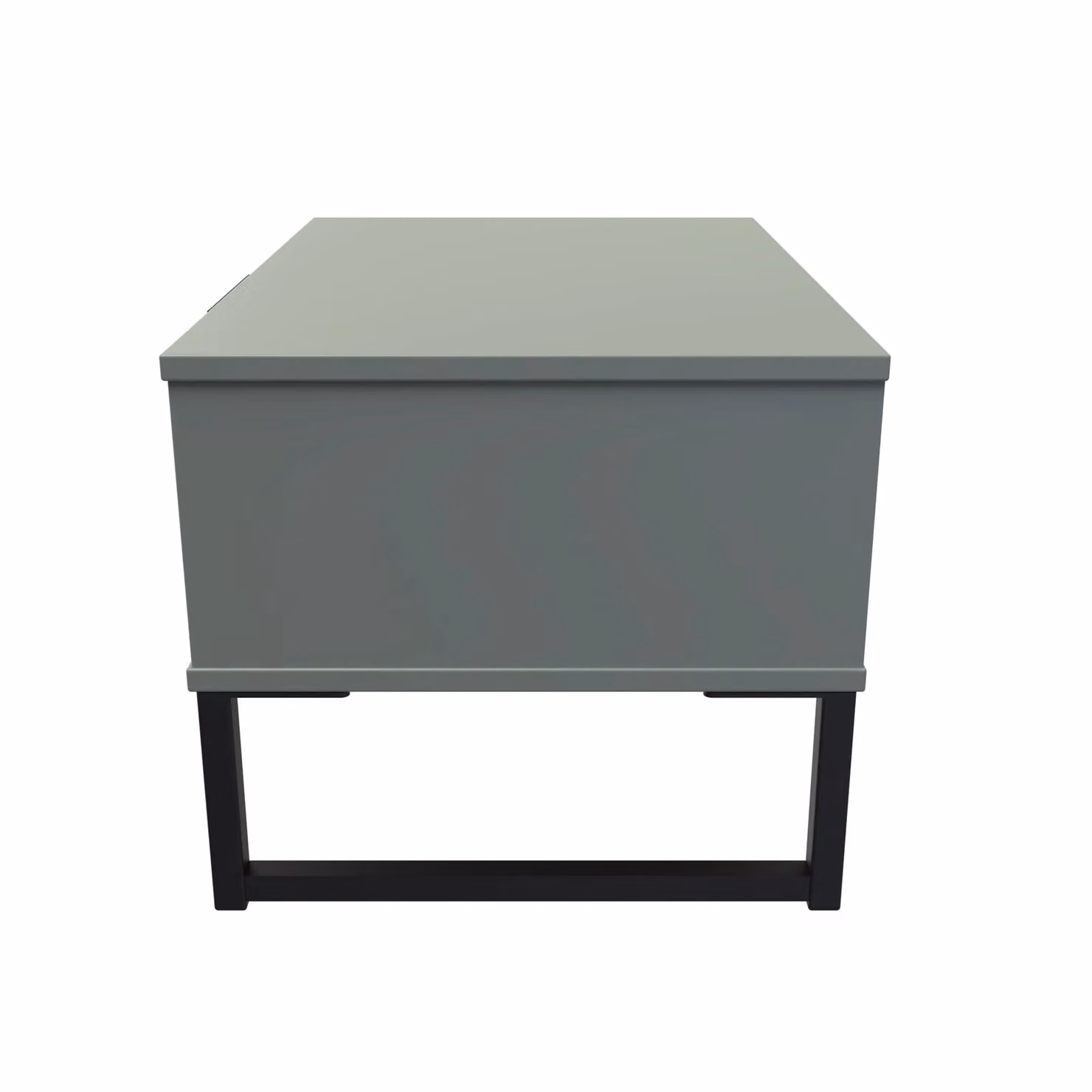 Ready Assembled 2 U Fuji 1 Drawer Wide Side Table in Pale Green – 2