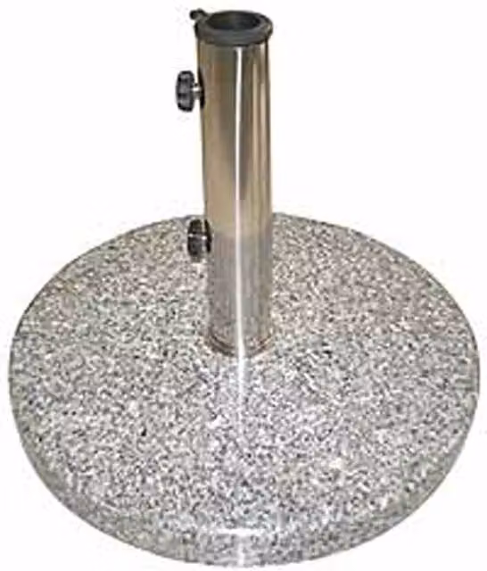 Samuel Alexander Set of 2 Round Grey Granite Parasol Bases