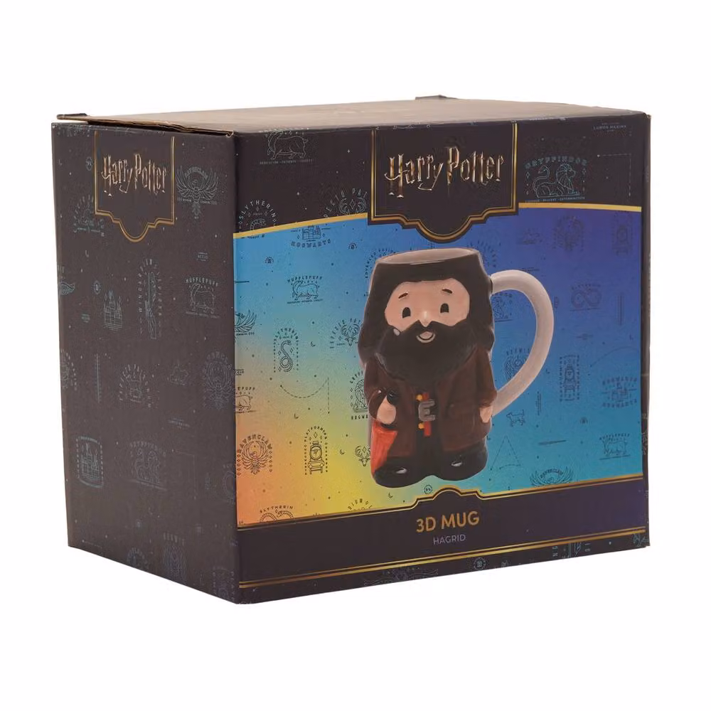 Warner Bros Harry Potter Back To Hogwarts 3D Ceramic Mug Hagrid Brown – 4