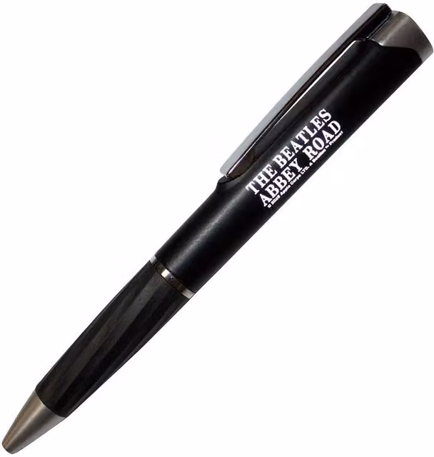 The Beatles Abbey Road Logo Black and Silver Ink Pen