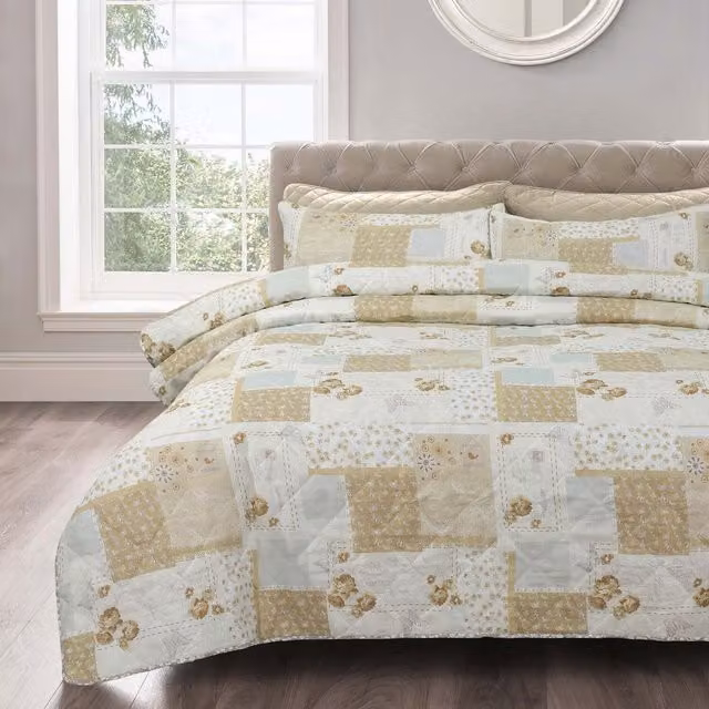Velosso Beige Bedspread Set