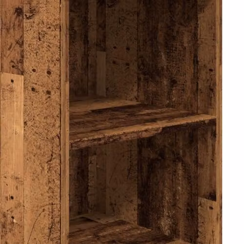 vidaXL Highboard in Old Wood Brown, W/D/H: 36.0 x 35.5 x 103.5 cm – 3