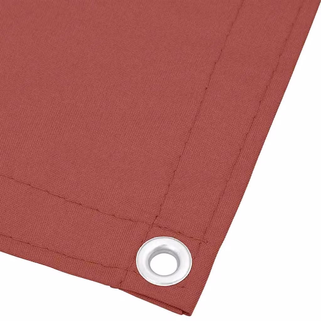 Berkfield Home Balcony Screen in Terracotta, 100% Polyester Oxford, W: 75 cm, H: 1000 cm – 3