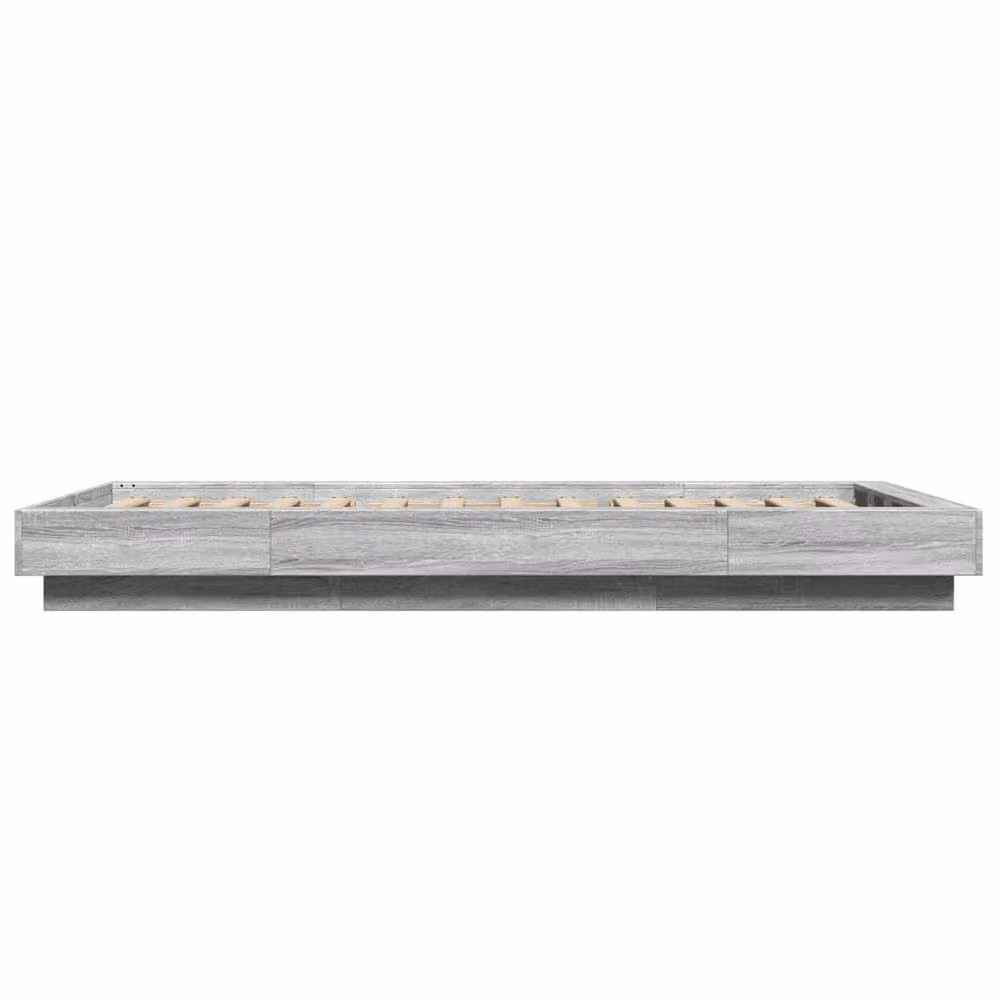 Berkfield Home Single Bed Frame in Grey Sonoma, W/D/H: 90 x 190 cm – 3