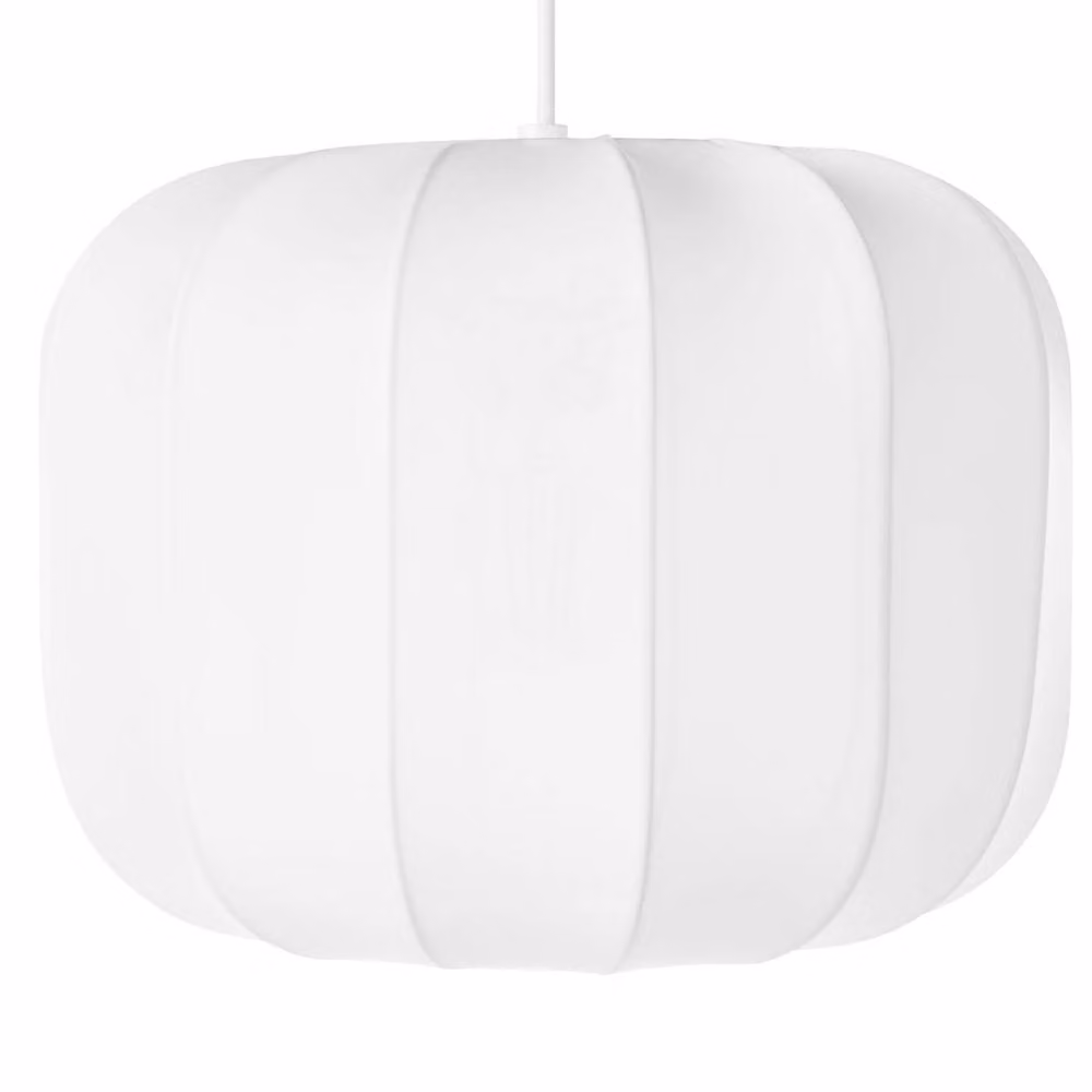 Wyld and Coco White Nylon and Metal LED Pendant Lamp – 2