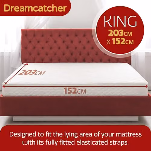 Dreamcatcher Sherpa King Size Electric Blanket in White with Dual Control and Separate Heat Zones, W/D/H: 180 x 203 x 152 cm – 2