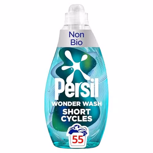 Persil Wonder Wash Speed Clean Non Bio Liquid Detergent, 1.5 l