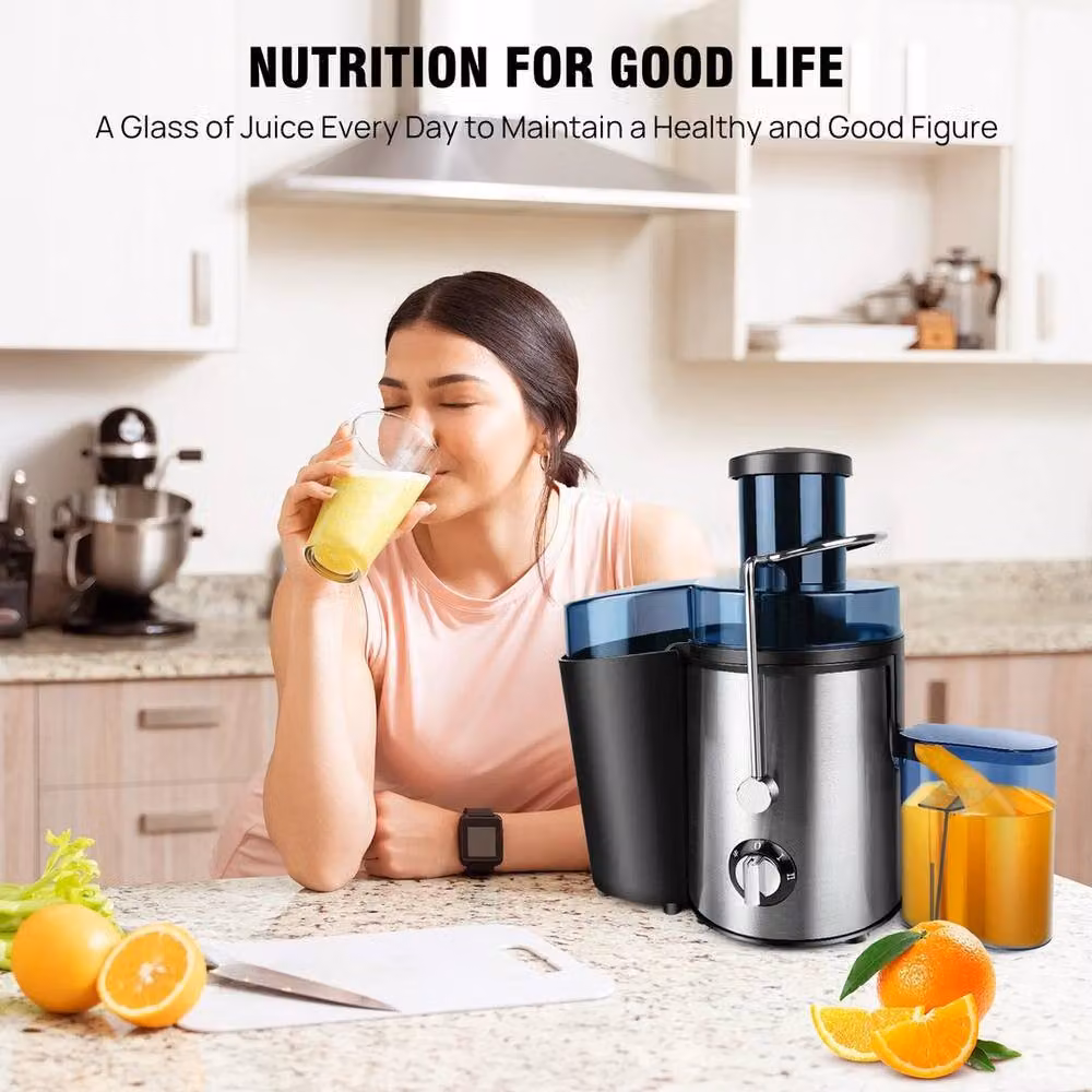SPETLEK Small Centrifugal Electric Fruit Juicer in Silver with Stainless Steel – 2
