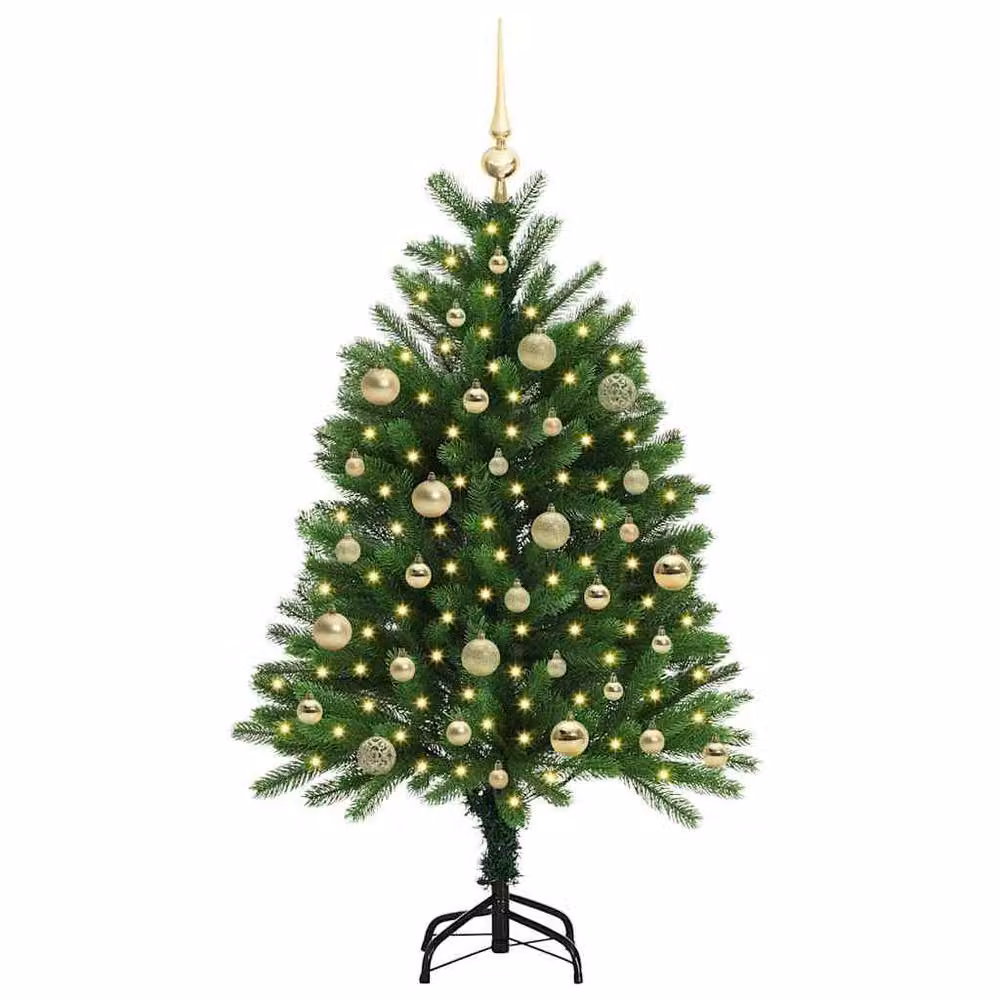 Berkfield Home Green Christmas Tree with 150 LEDs and Stand, Height: 120 cm – 3