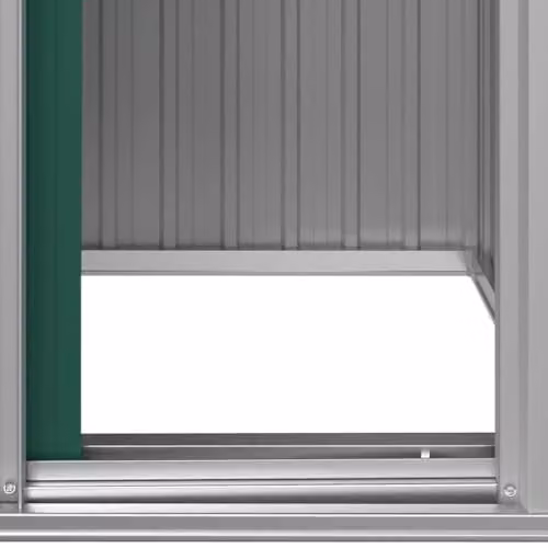 vidaXL Green Galvanised Steel Gable Garden Shed W/D/H: 126 x 97.5 x 177 cm – 6