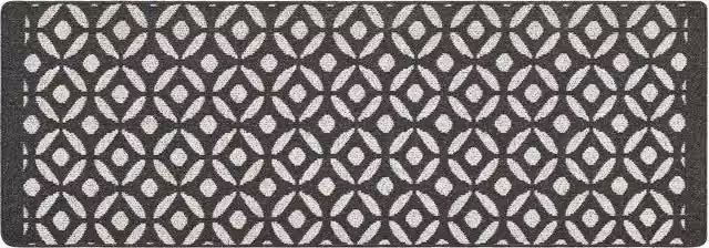 My Mat Crescent Stain Resistant Charcoal Grey Geometric Runner, W: 67 cm, L: 200 cm – 4