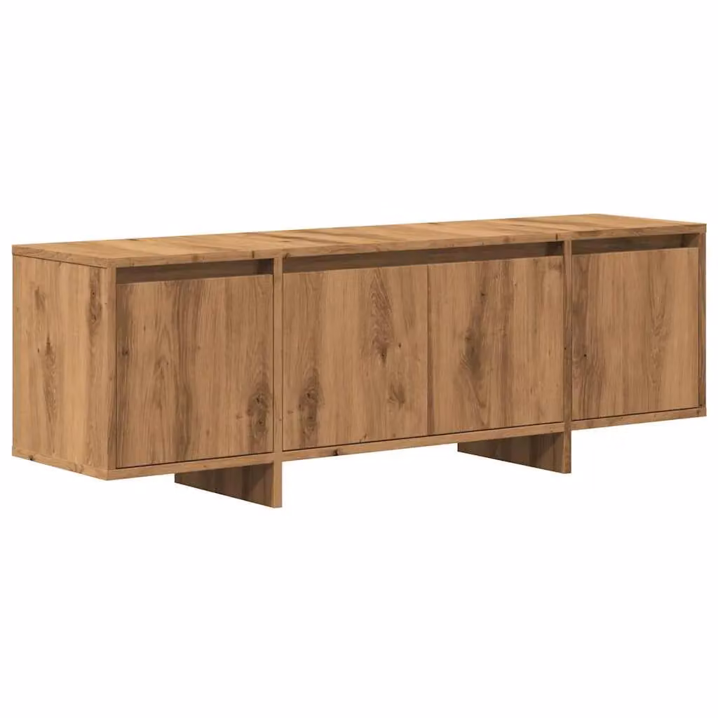Berkfield Home Artisan Oak TV Cabinet in Brown, W/D/H: 120 x 40.5 x 40.5 cm – 2
