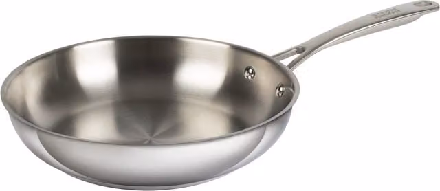 Kuhn Rikon Allround Uncoated Stainless Steel Induction Safe Frying Pan, Silver, 20cm – 1