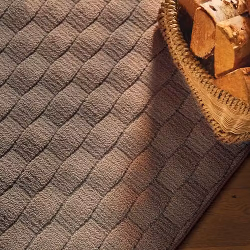 My Mat Basketweave Mink Rectangular Rug, W: 80 cm, L: 120 cm – 2