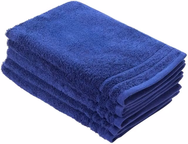 ARTG Navy Blue Fluffy Cotton Terry Guest Towel – 1