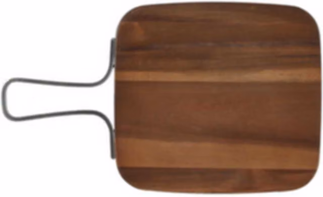 Sur La Table Solid Wood Square Paddle Board in Brown