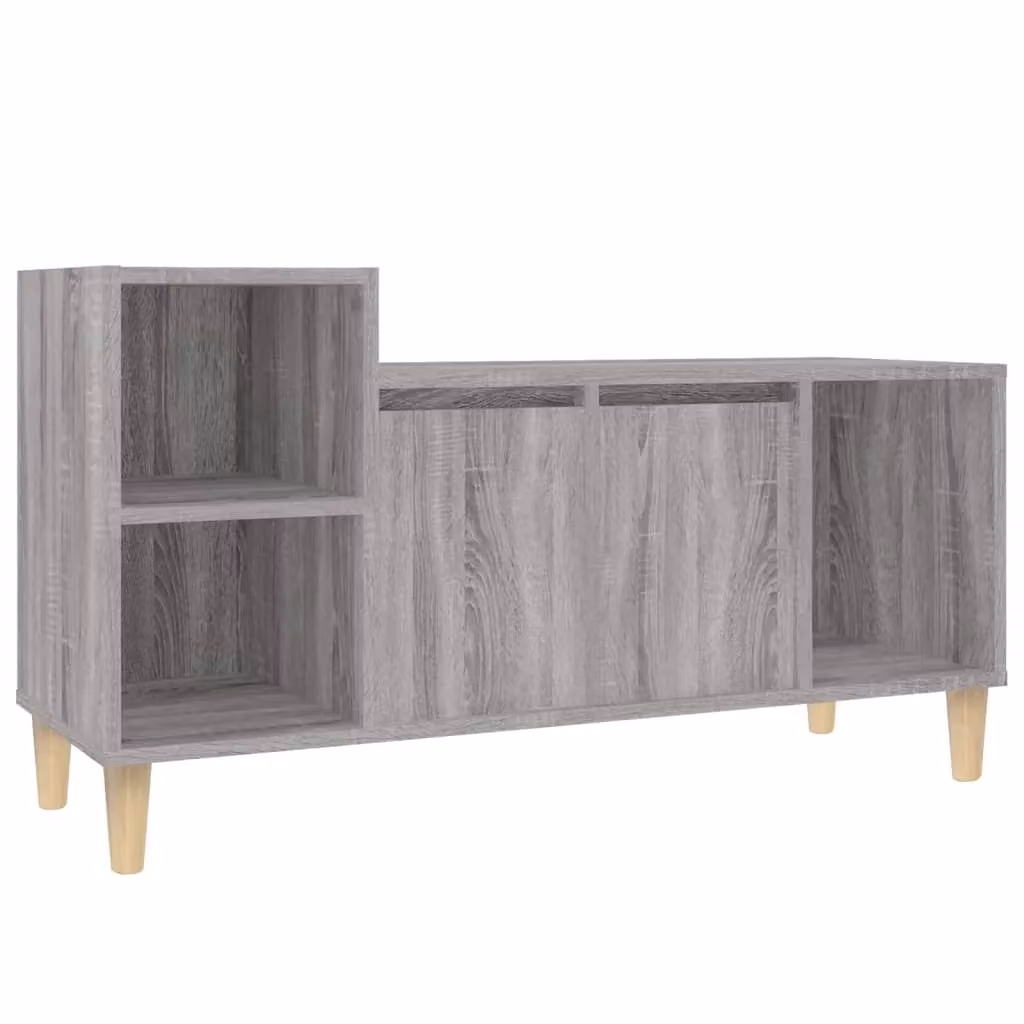 Berkfield Home Classic TV Cabinet in Grey Sonoma, W/D/H: 100 x 35 x 55 cm – 2