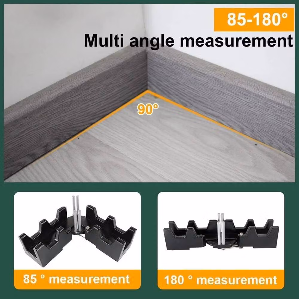 FLAVORA 2 in 1 Mitre Measuring Cutting Tool, Black, W: 1000 cm, H: 52 cm – 5