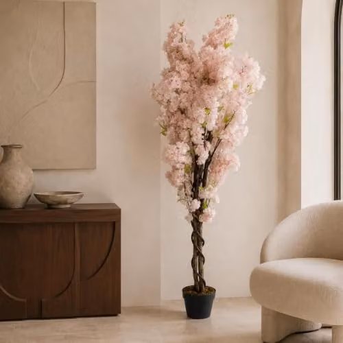 Botanik 150 cm Pink Artificial Cherry Blossom Tree – 2